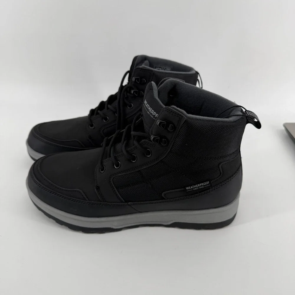 Weatherproof Jenkins Mens Black‎ Hiking Boots Memory Foam 11 1899638
